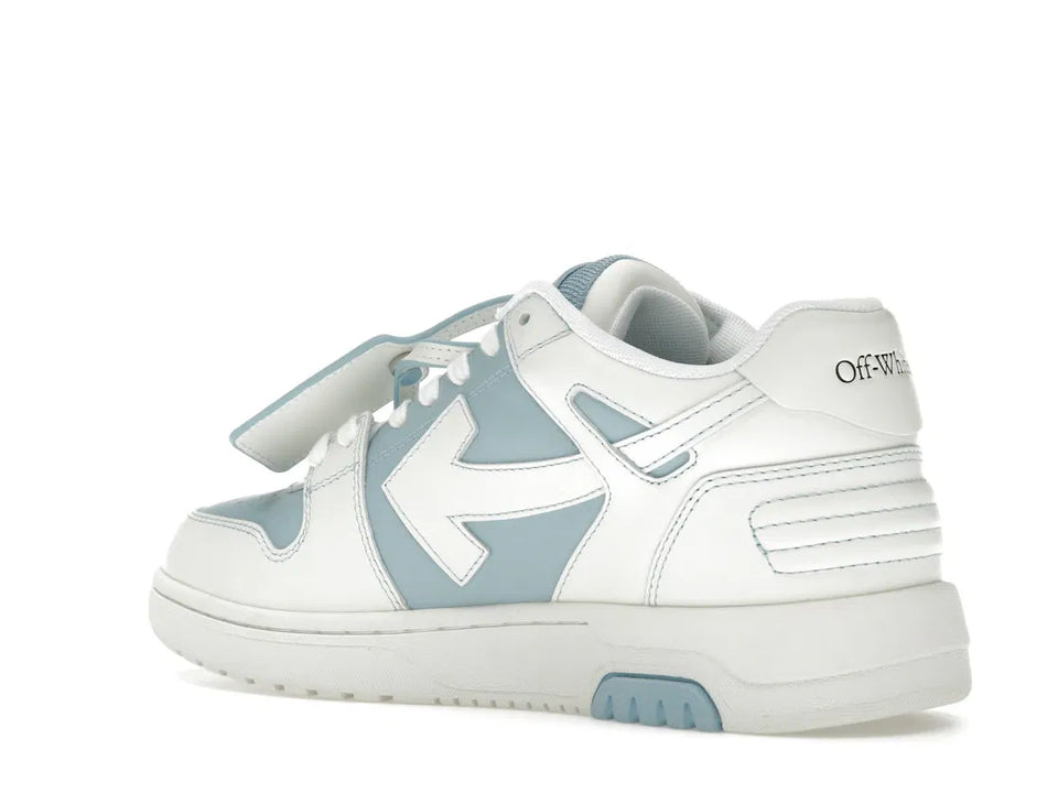 OFF-WHITE Out Of Office OOO Low Tops Light Blue White