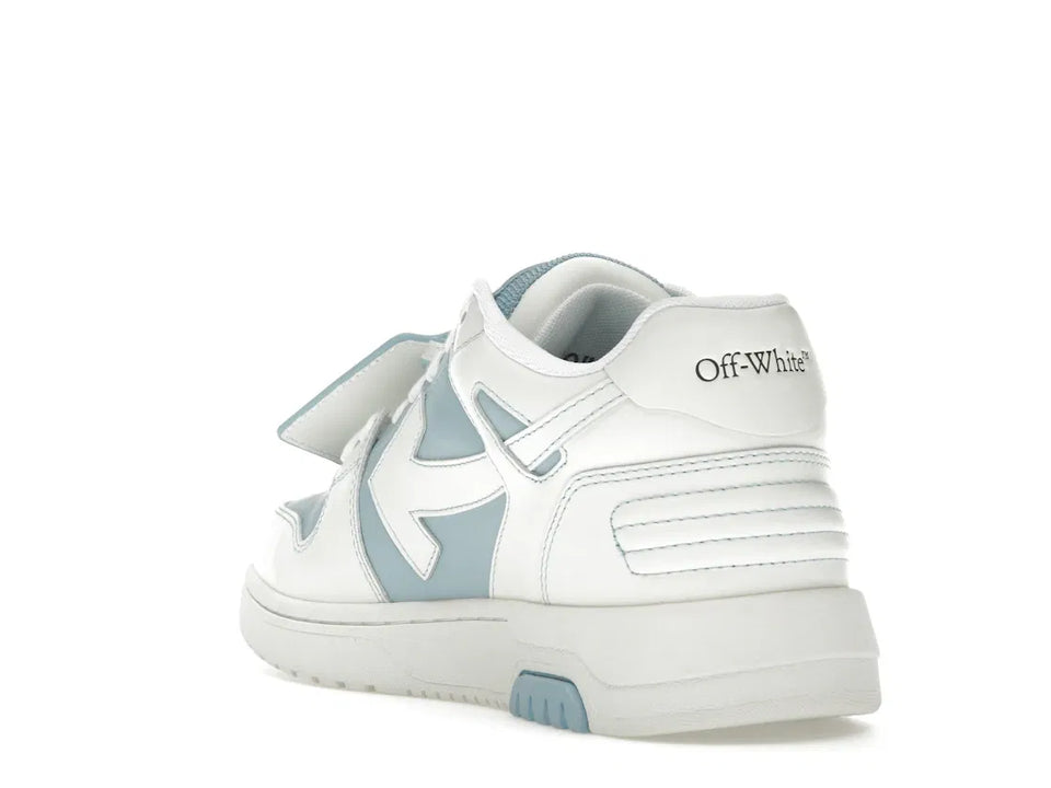 OFF-WHITE Out Of Office OOO Low Tops Light Blue White