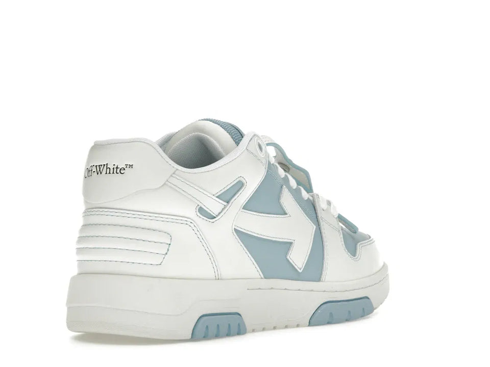 OFF-WHITE Out Of Office OOO Low Tops Light Blue White