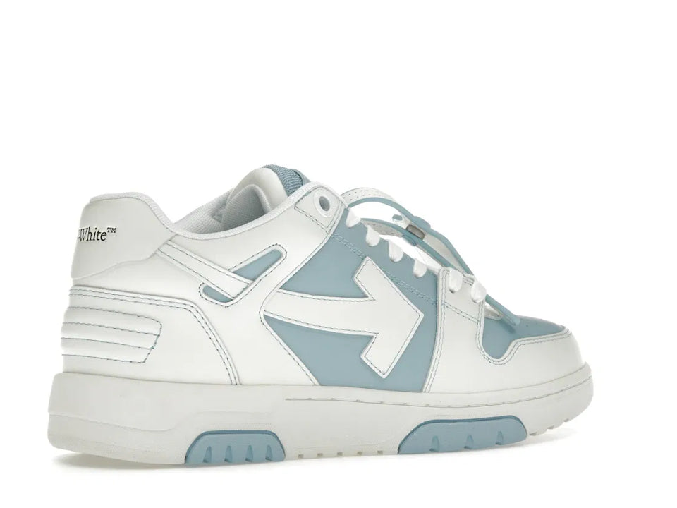 OFF-WHITE Out Of Office OOO Low Tops Light Blue White