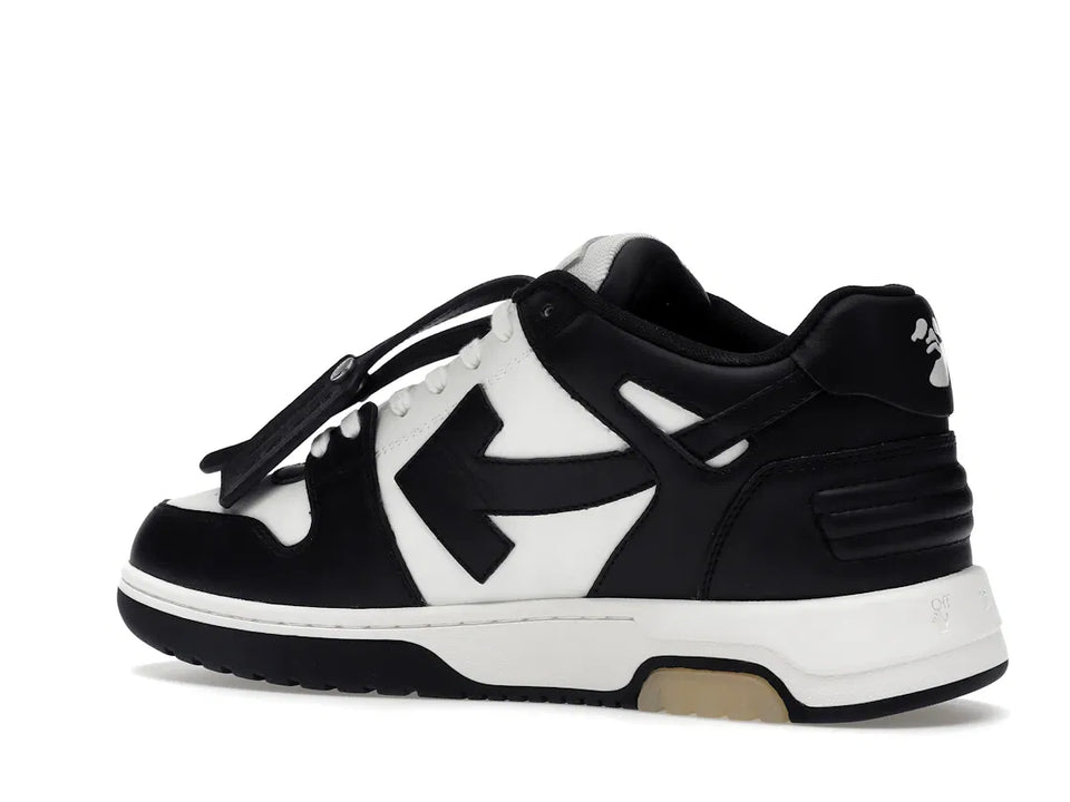 OFF-WHITE Out Of Office OOO Low Tops White Black White