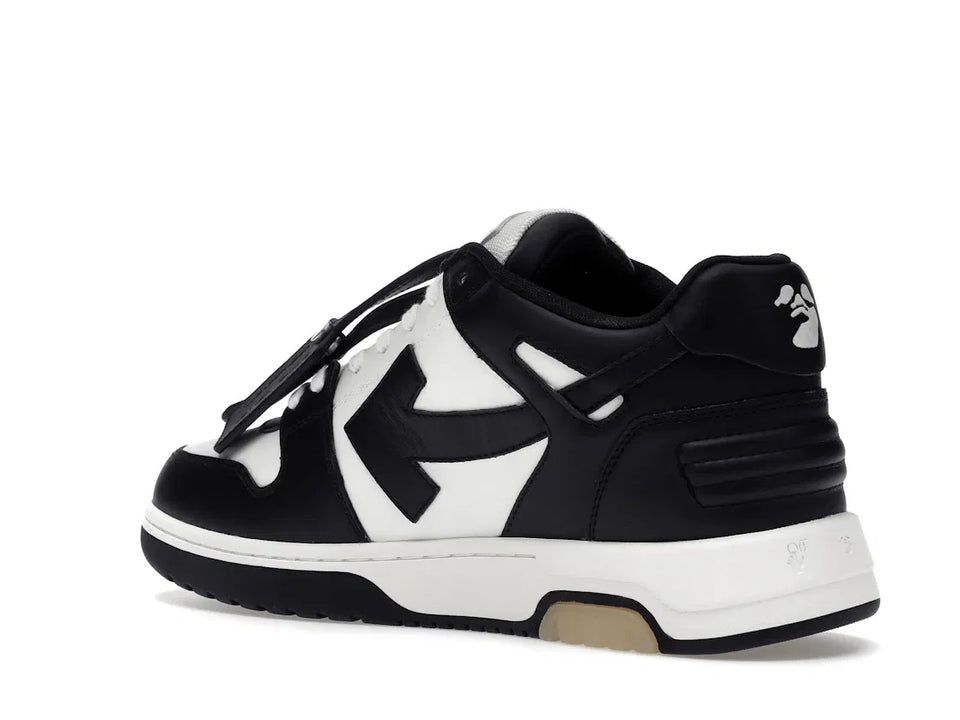 OFF-WHITE Out Of Office OOO Low Tops White Black White