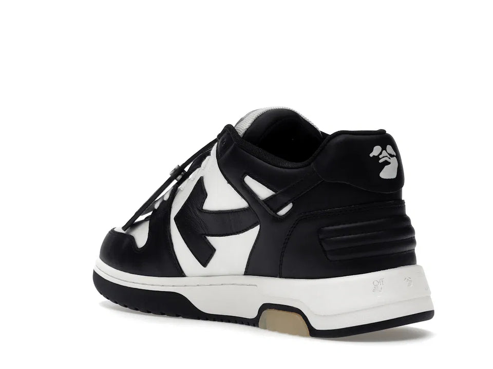 OFF-WHITE Out Of Office OOO Low Tops White Black White