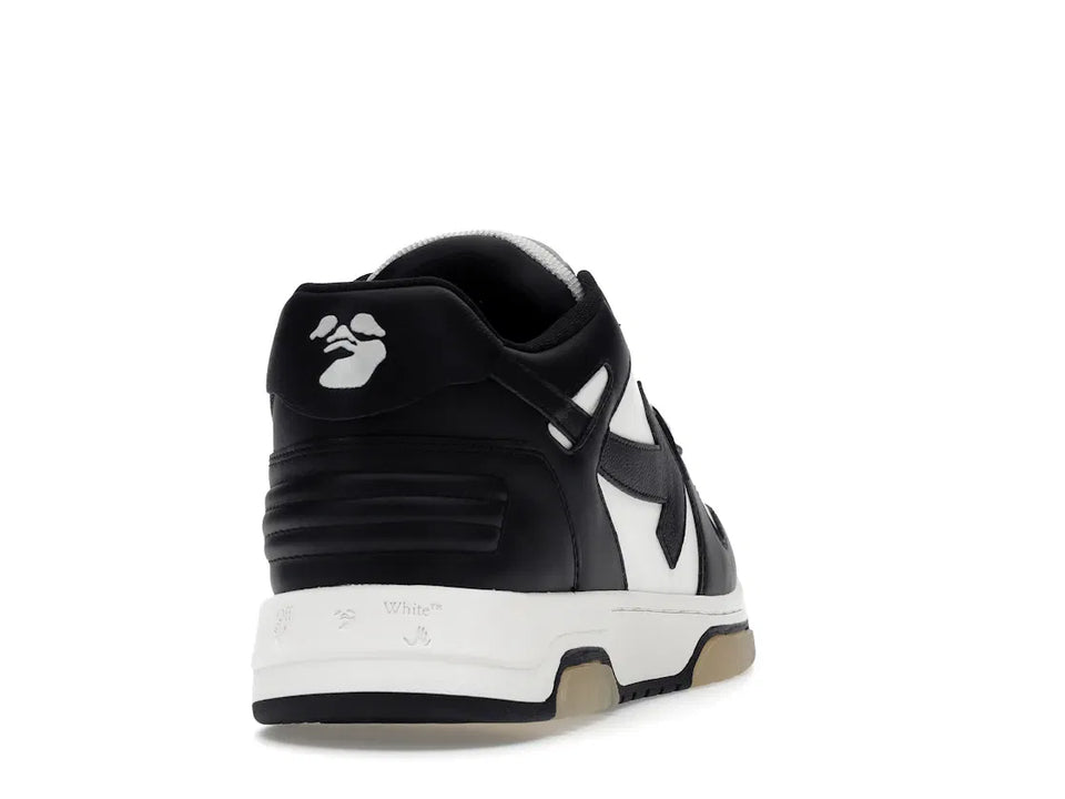 OFF-WHITE Out Of Office OOO Low Tops White Black White