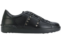 Valentino Garavani Rockstud Untitled Black Ruthenium-finish Stud