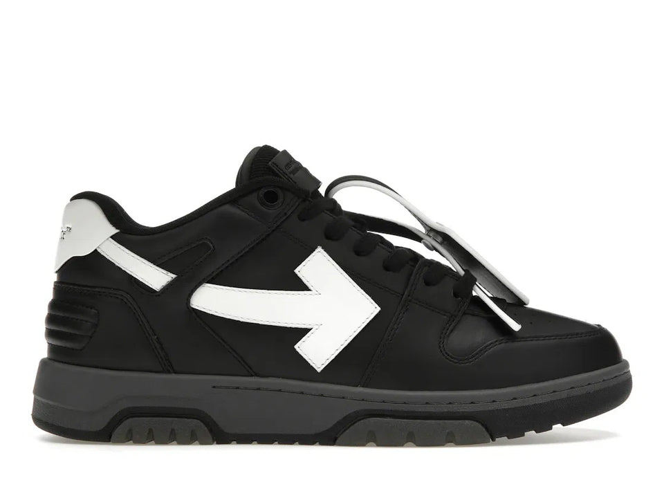 OFF-WHITE Out Of Office OOO Low Tops Black Grey White FW23
