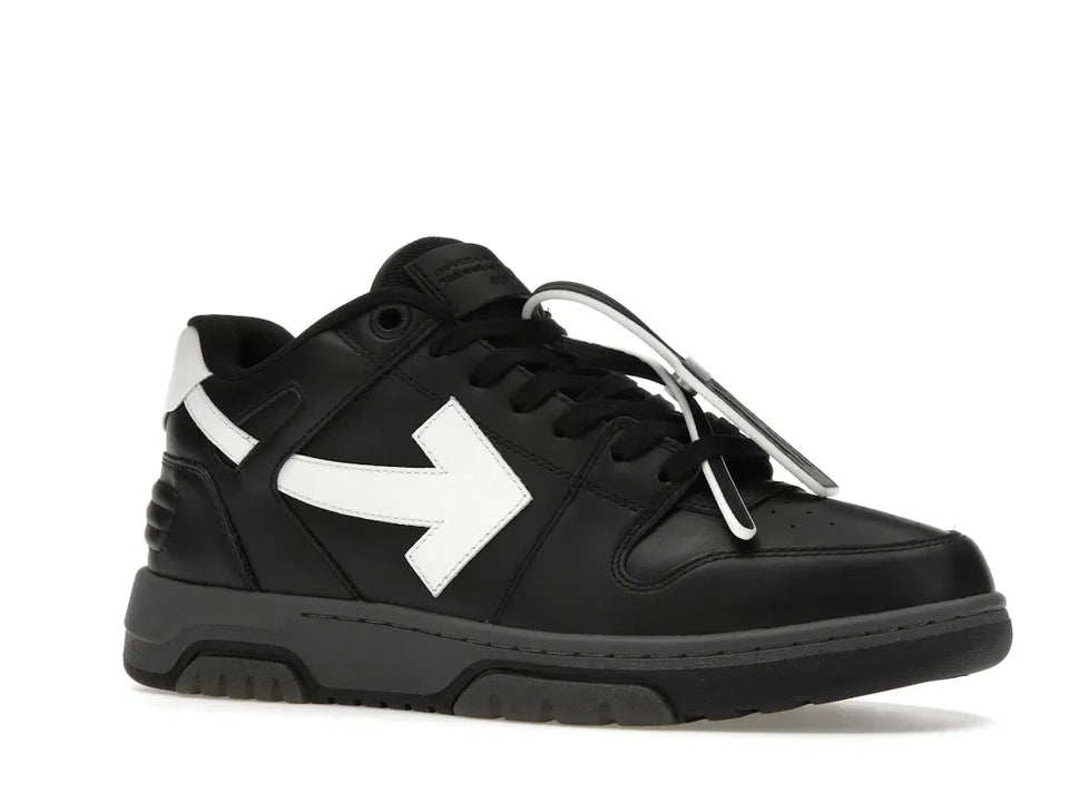 OFF-WHITE Out Of Office OOO Low Tops Black Grey White FW23