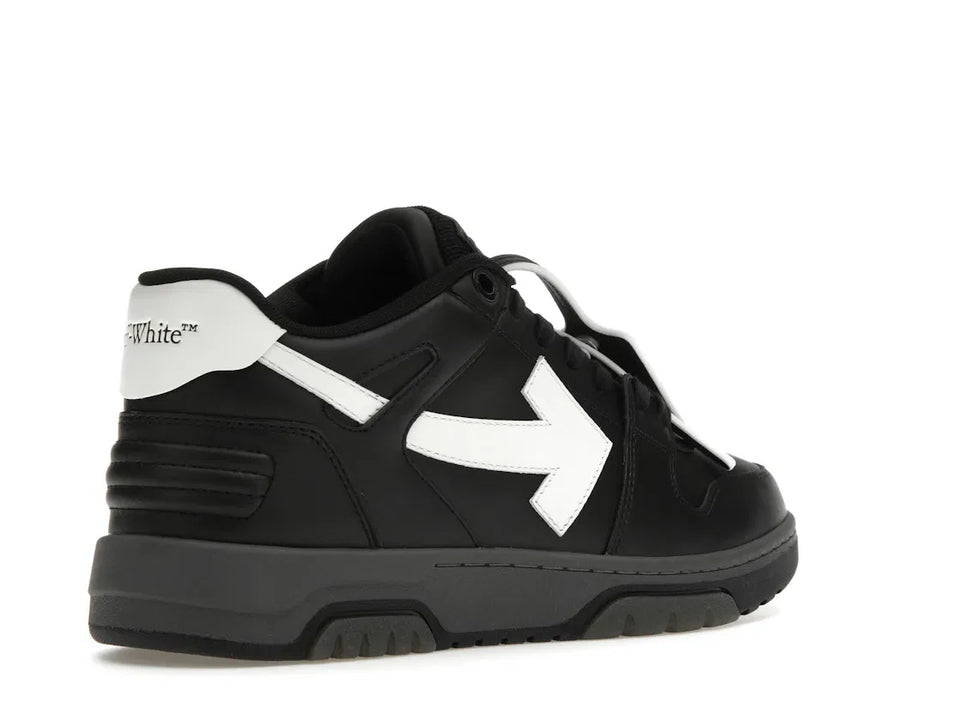 OFF-WHITE Out Of Office OOO Low Tops Black Grey White FW23