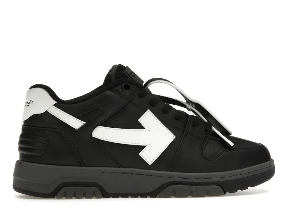 OFF-WHITE Out Of Office OOO Low Tops Black Grey White FW23