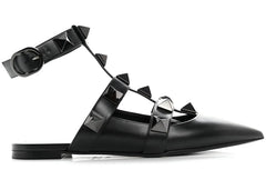 Valentino Garavani Roman Studs Sandals Black (Women's)