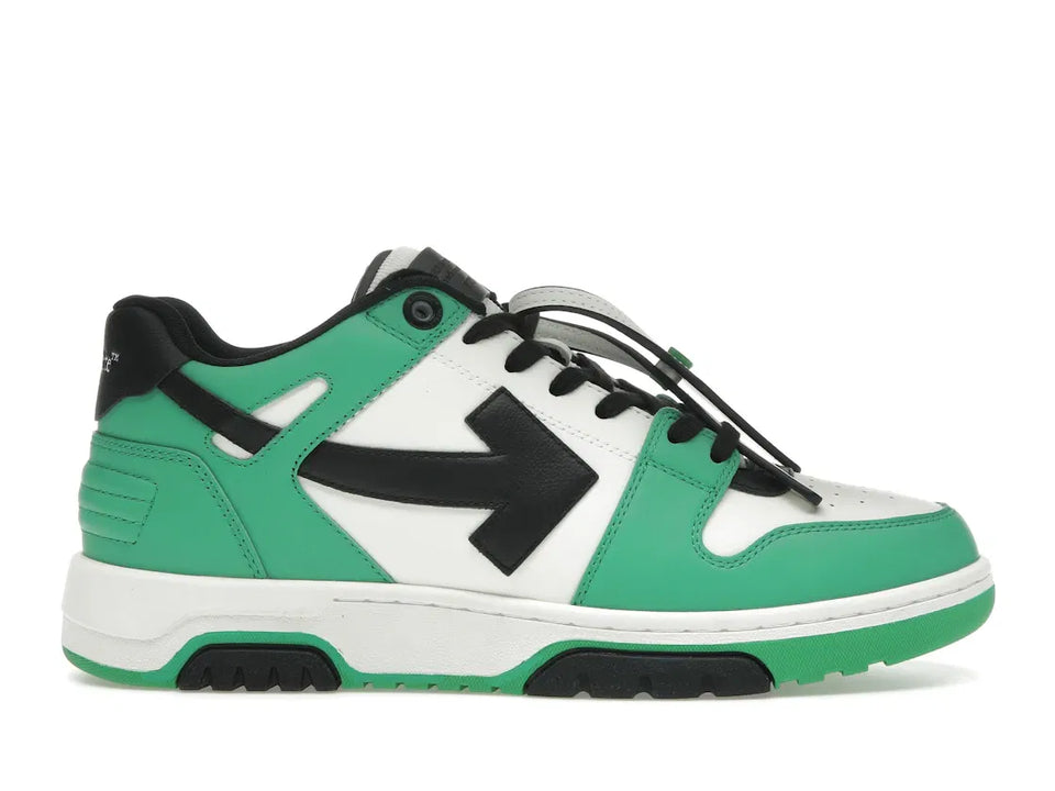 OFF-WHITE Out Of Office OOO Low Tops Green Black