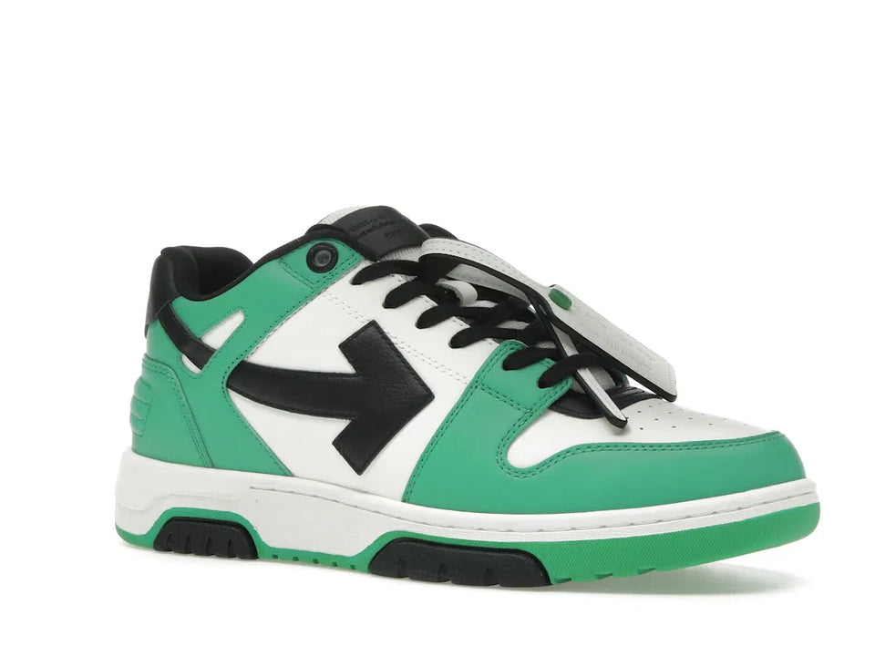 OFF-WHITE Out Of Office OOO Low Tops Green Black