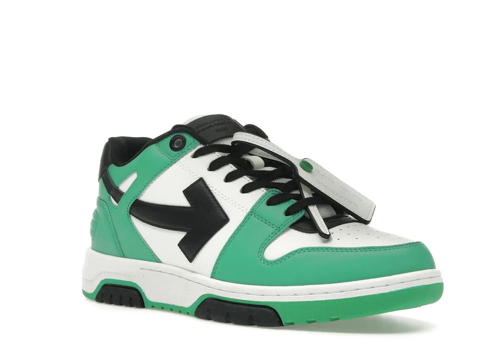 OFF-WHITE Out Of Office OOO Low Tops Green Black