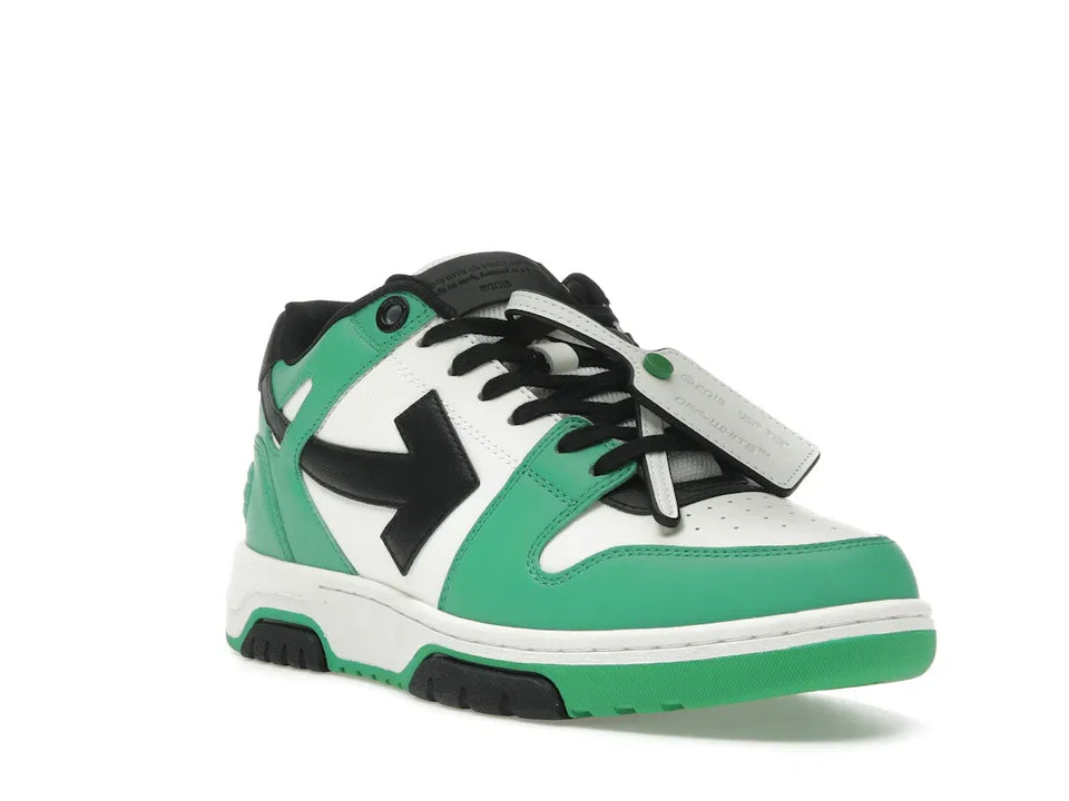 OFF-WHITE Out Of Office OOO Low Tops Green Black