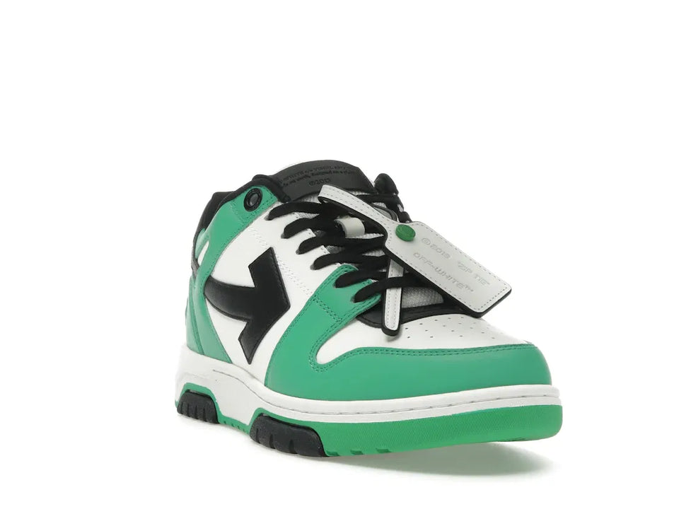 OFF-WHITE Out Of Office OOO Low Tops Green Black