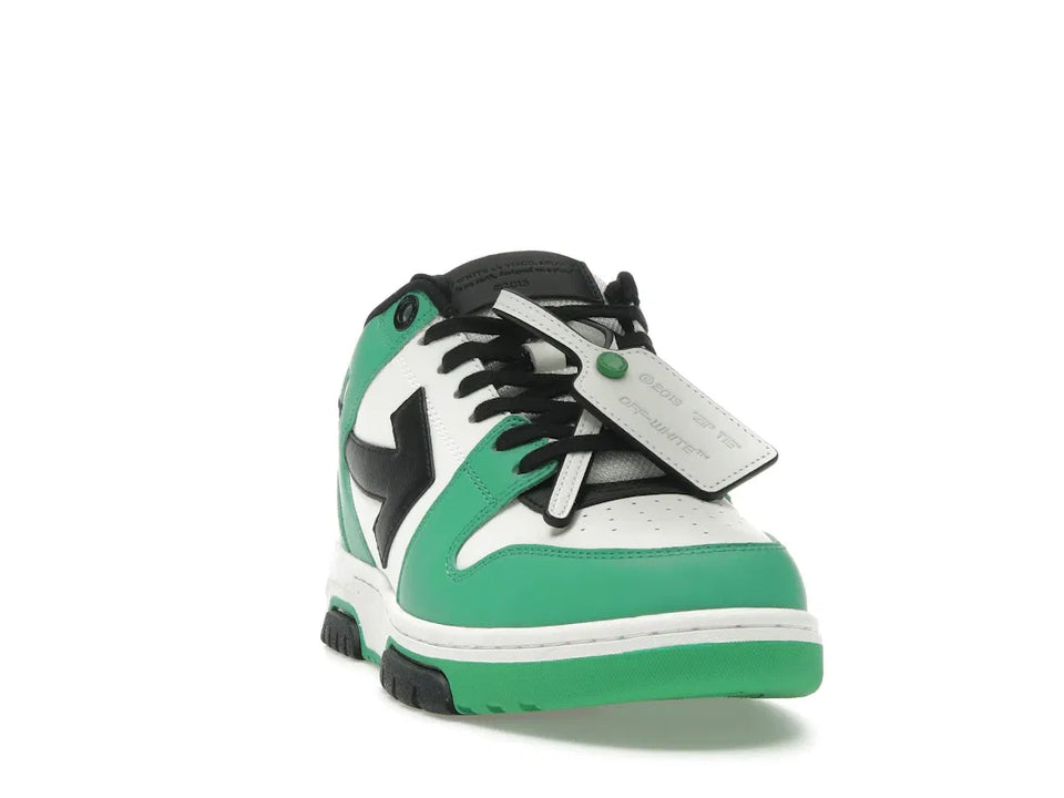 OFF-WHITE Out Of Office OOO Low Tops Green Black