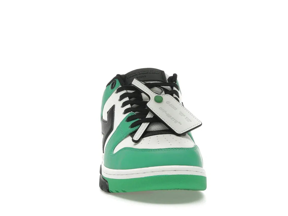 OFF-WHITE Out Of Office OOO Low Tops Green Black