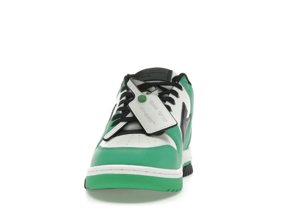 OFF-WHITE Out Of Office OOO Low Tops Green Black
