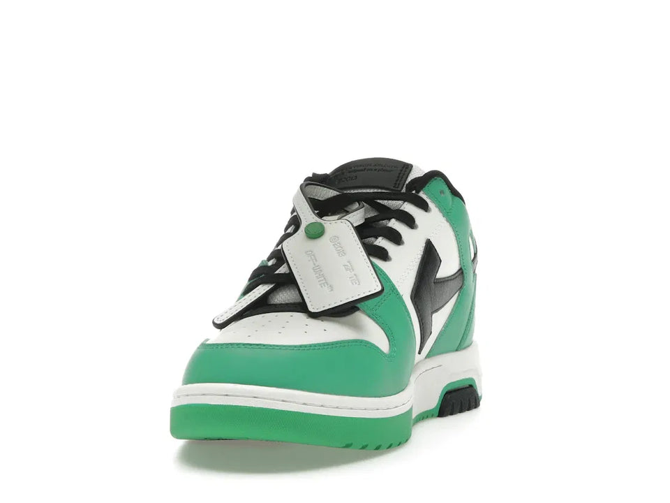 OFF-WHITE Out Of Office OOO Low Tops Green Black