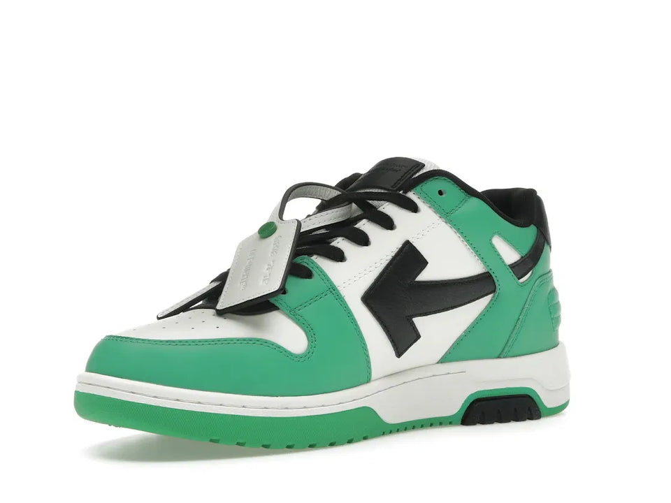 OFF-WHITE Out Of Office OOO Low Tops Green Black