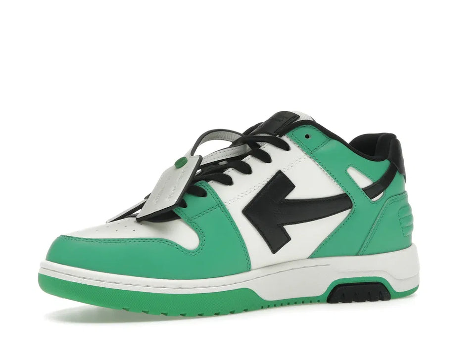 OFF-WHITE Out Of Office OOO Low Tops Green Black