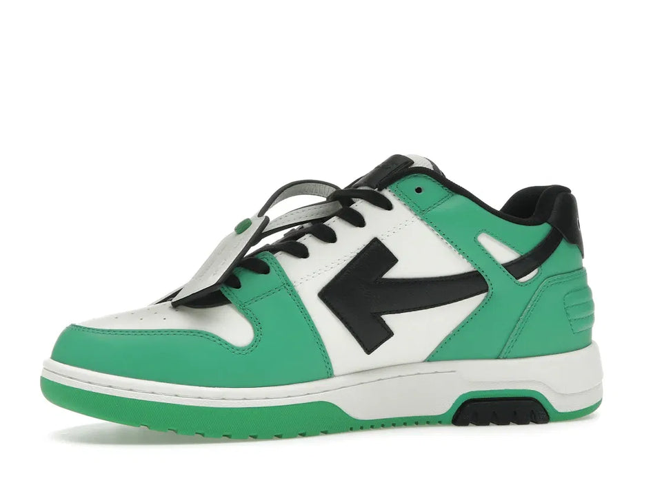 OFF-WHITE Out Of Office OOO Low Tops Green Black
