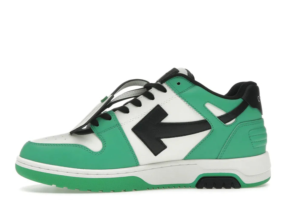 OFF-WHITE Out Of Office OOO Low Tops Green Black