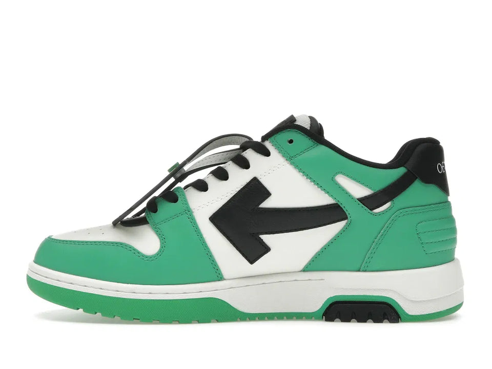 OFF-WHITE Out Of Office OOO Low Tops Green Black