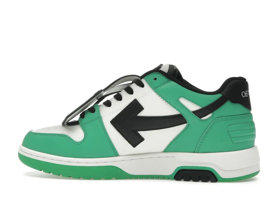 OFF-WHITE Out Of Office OOO Low Tops Green Black