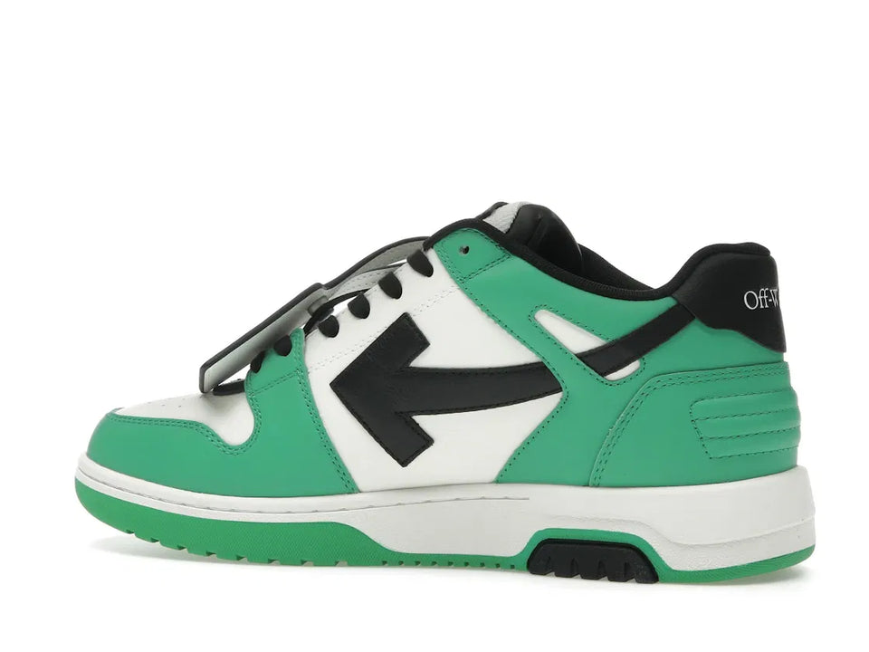 OFF-WHITE Out Of Office OOO Low Tops Green Black