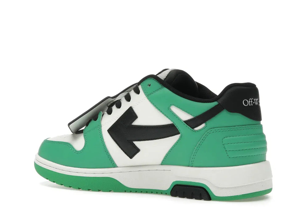 OFF-WHITE Out Of Office OOO Low Tops Green Black