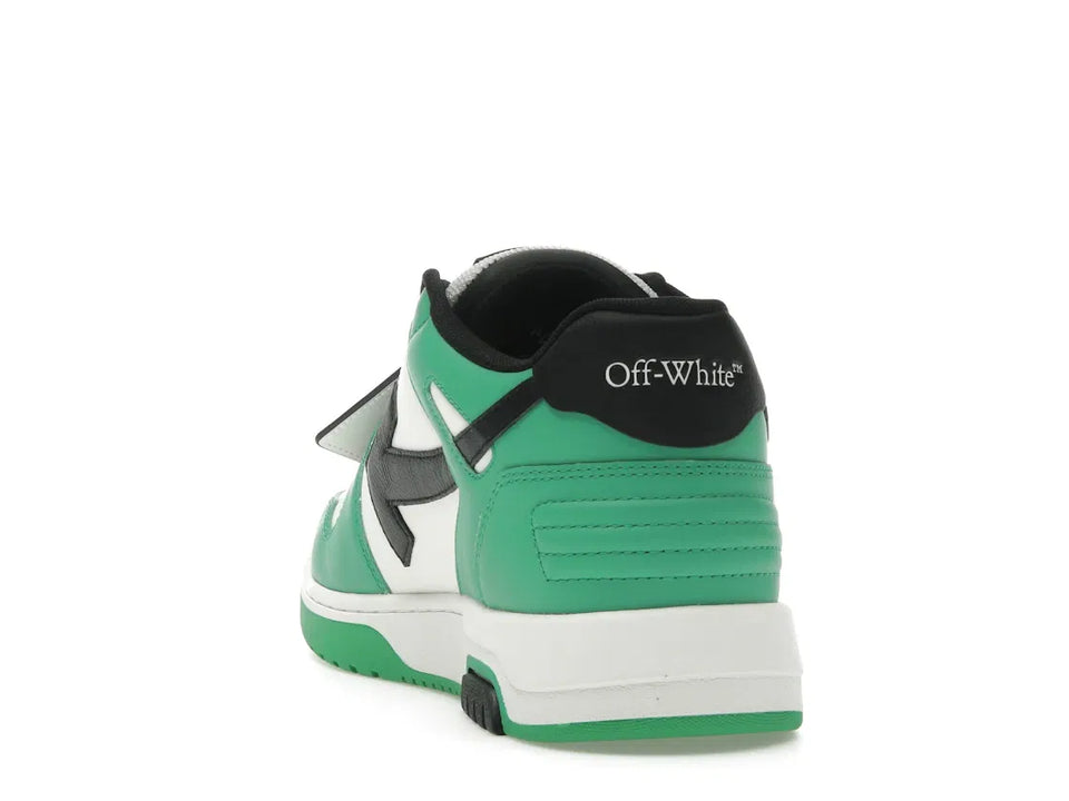 OFF-WHITE Out Of Office OOO Low Tops Green Black