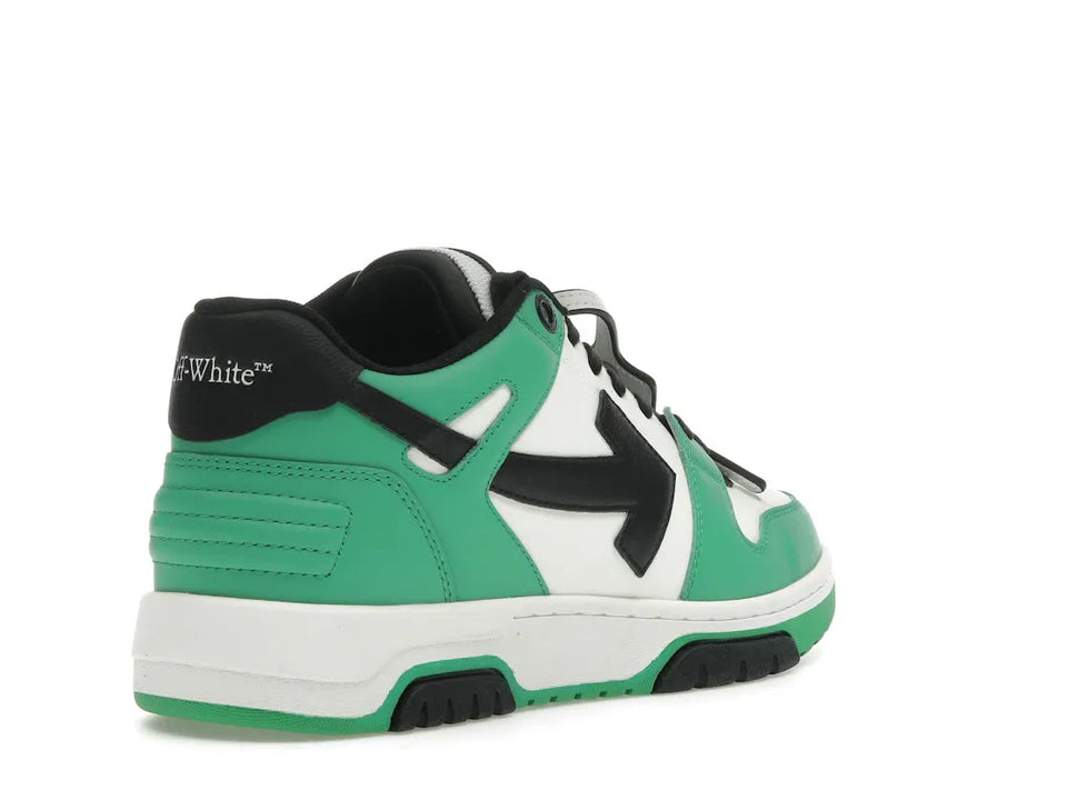 OFF-WHITE Out Of Office OOO Low Tops Green Black