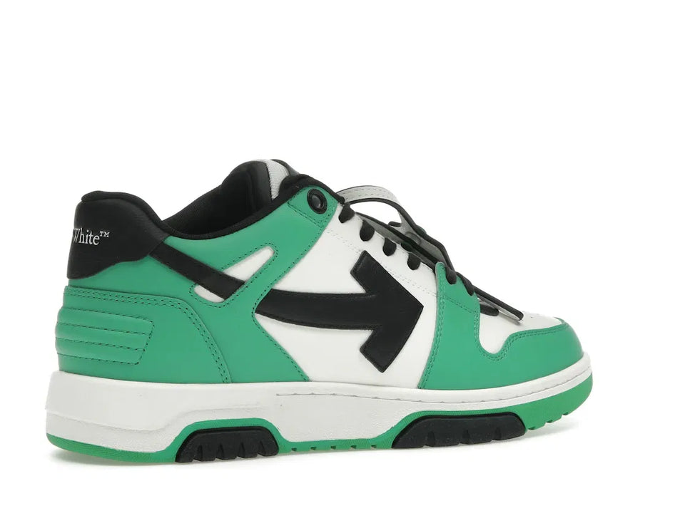 OFF-WHITE Out Of Office OOO Low Tops Green Black