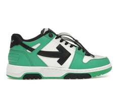 OFF-WHITE Out Of Office OOO Low Tops Green Black