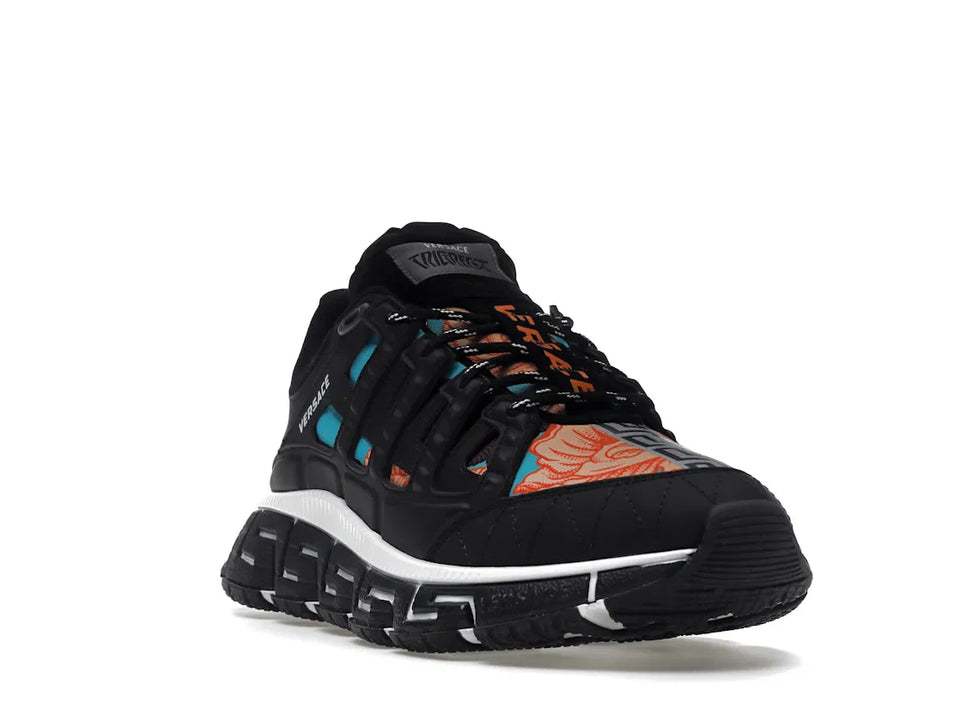Versace Trigreca Black Blue Orange