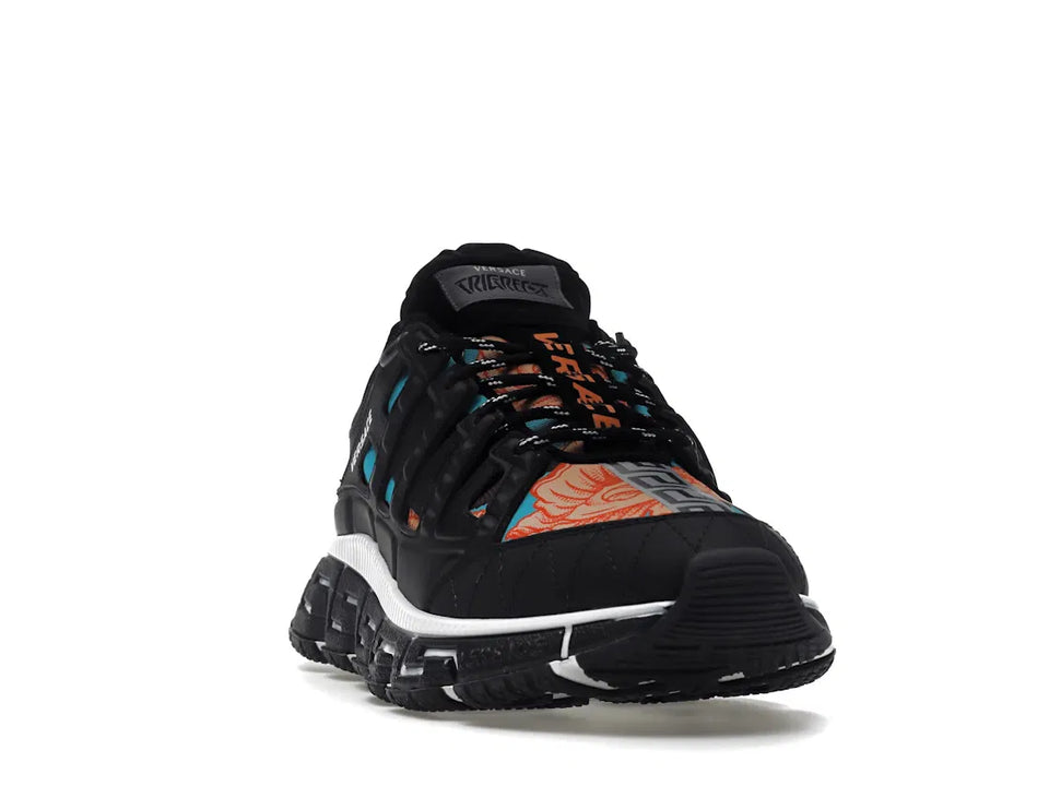 Versace Trigreca Black Blue Orange