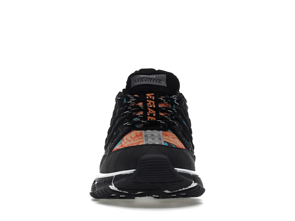 Versace Trigreca Black Blue Orange