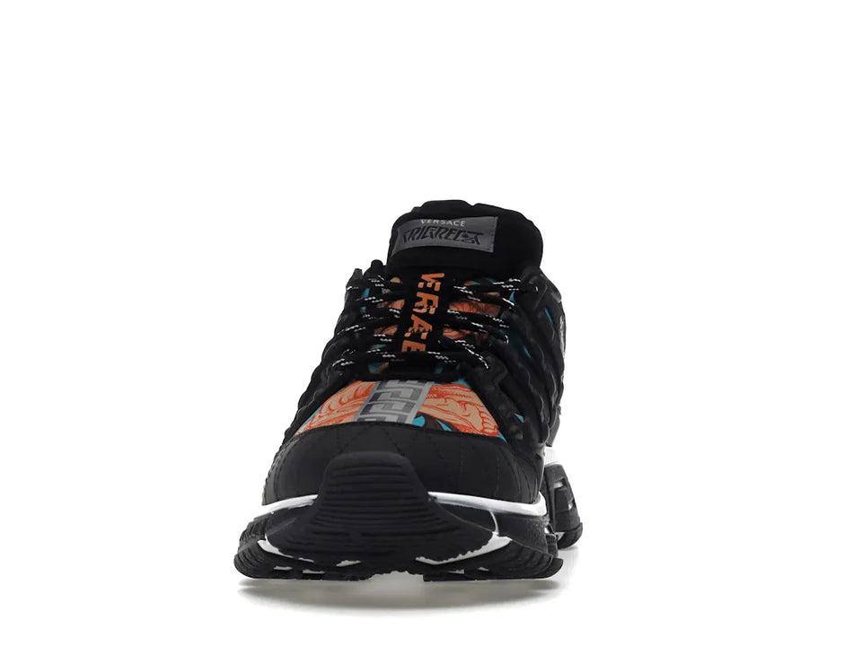 Versace Trigreca Black Blue Orange