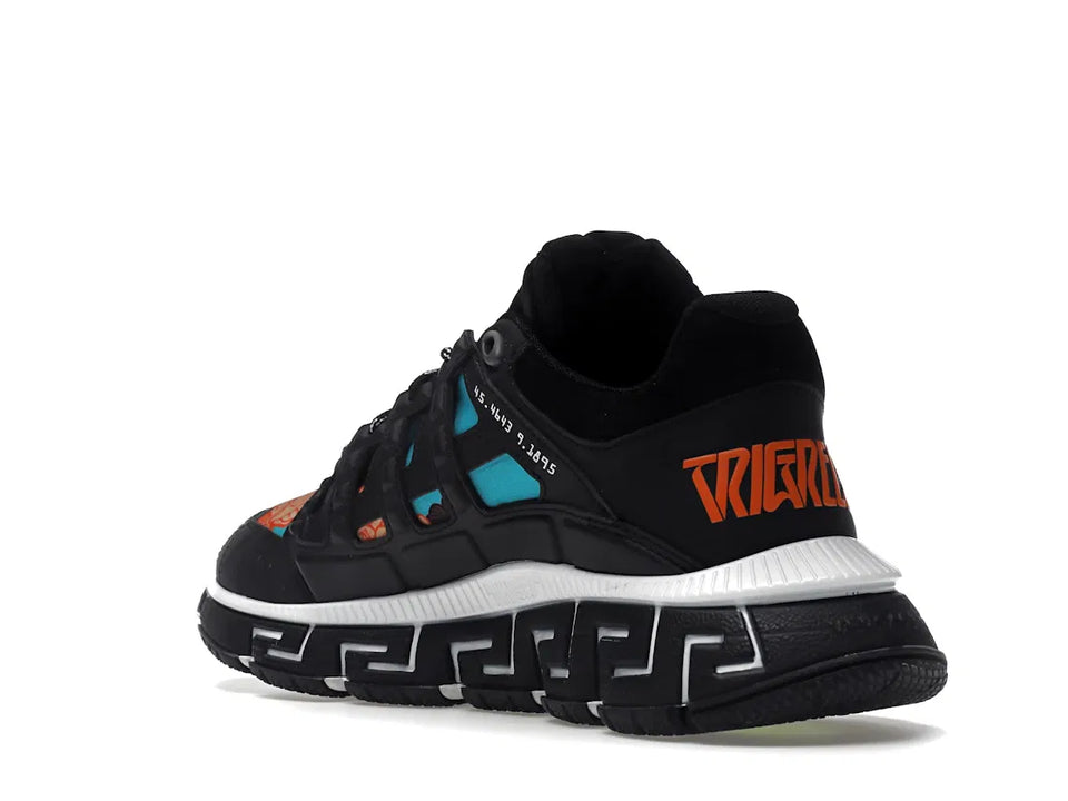 Versace Trigreca Black Blue Orange