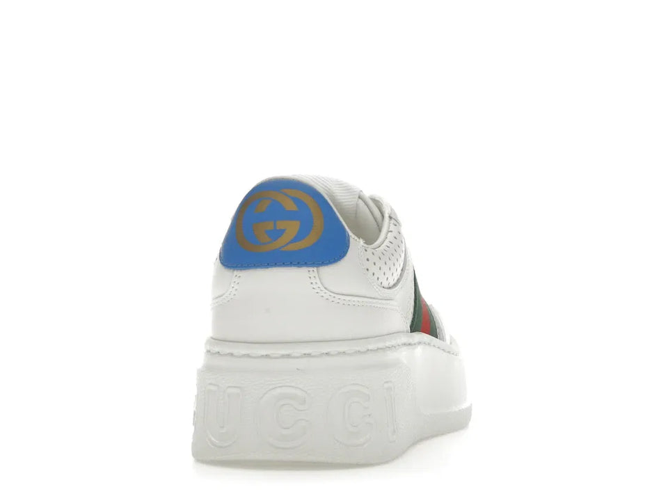 Gucci Chunky GG Web Sneaker White Blue (Women's)