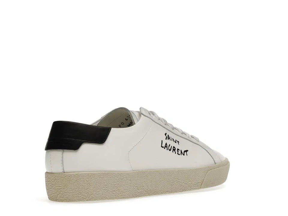 Saint Laurent Court Classic SL/06 Low White Black