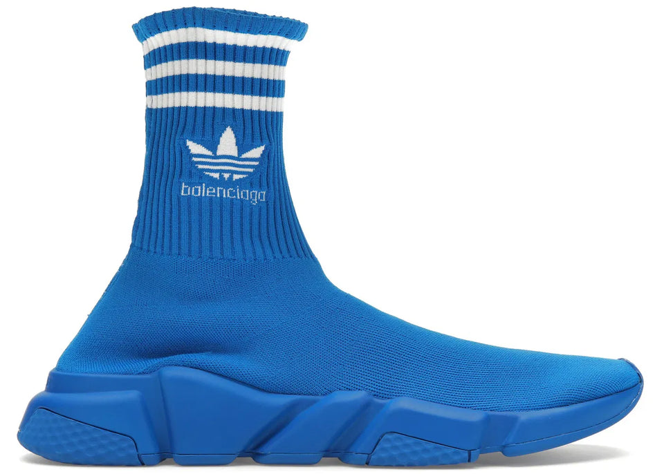 Balenciaga x Adidas Speed Trainer Blue White