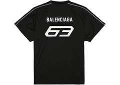 Balenciaga Automobil Lamborghini Oversized Soccer T-Shirt Black