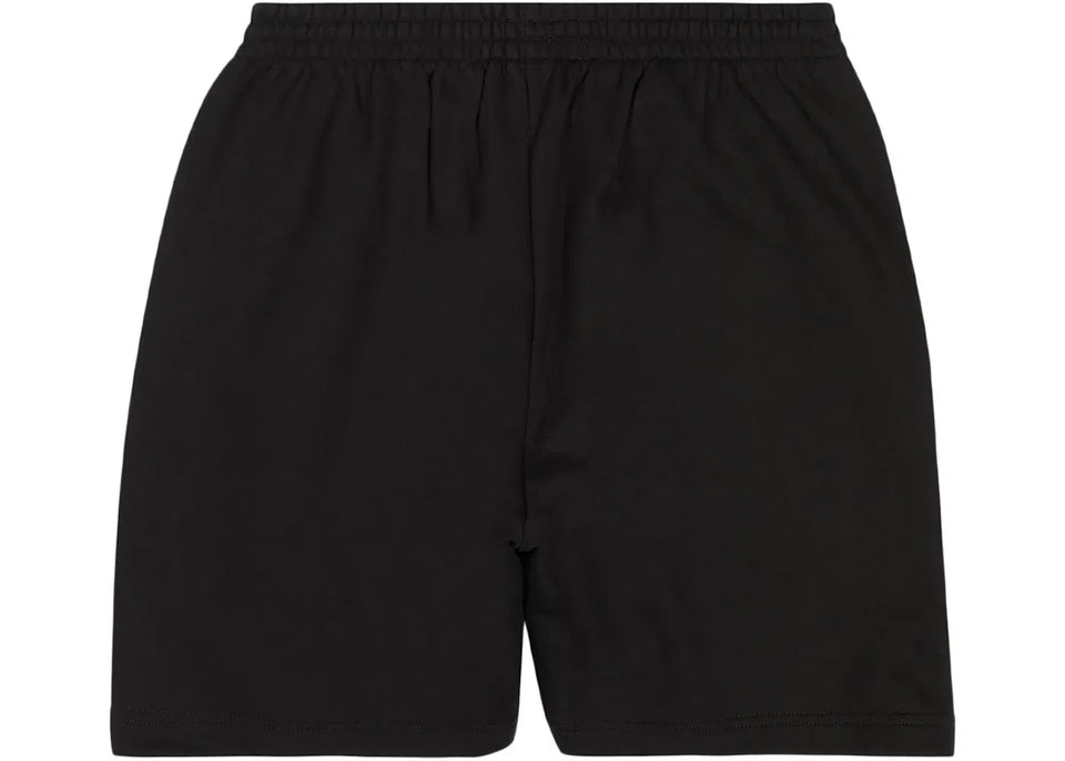 Balenciaga Political Campaign Large Fit Sweat Shorts Black/White