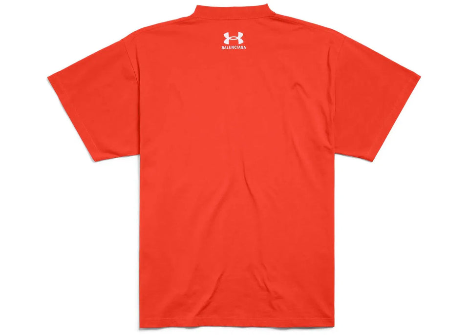 Balenciaga x Under Armour T-Shirt Oversized Fit Red/White