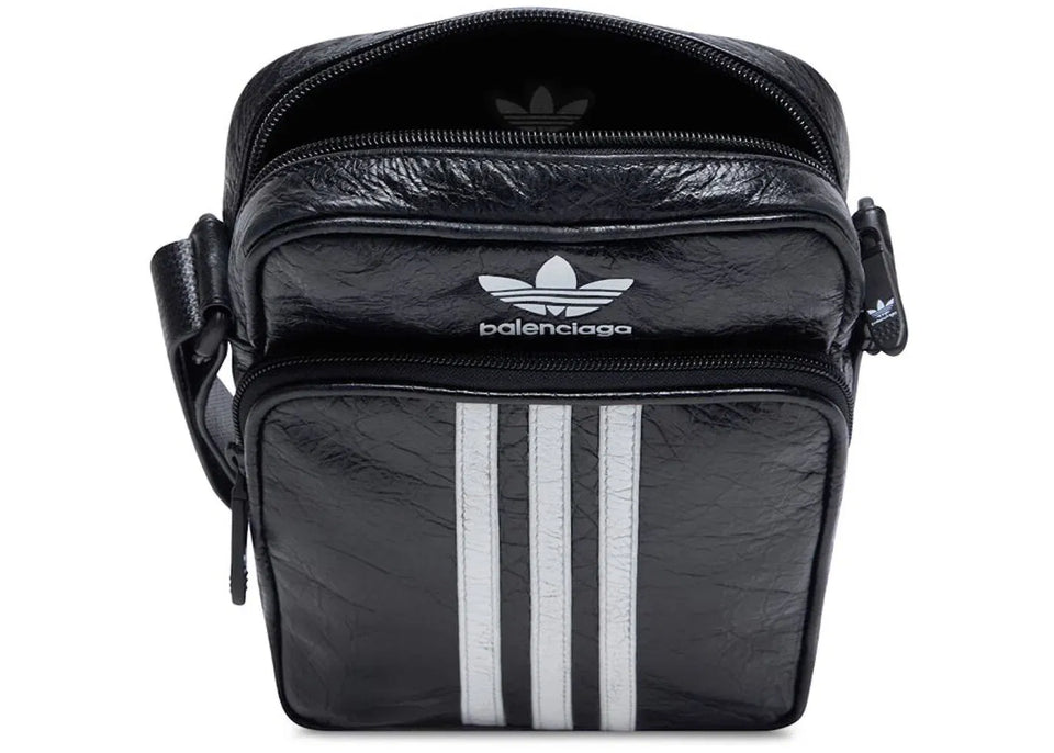 Balenciaga x adidas Small Crossbody Messenger Bag Black/White