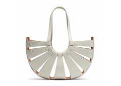 Bottega Veneta The Shell Medium Handbag Grey