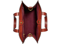 Coach Tote in Signature Canvas with Horse and Carriage Print Field Brass/Tan Truffle Rust