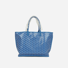 Goyard Anjou PM Sky Blue Goyardine Canvas Palladium Hardware